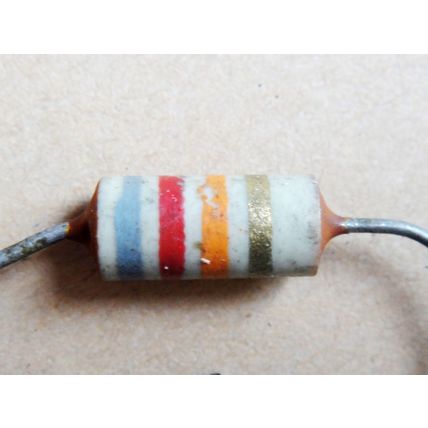 82KΩ Carbon Ceramic Erie ¼ Watt Resistors x6. New Old Stock. For Valve Amp