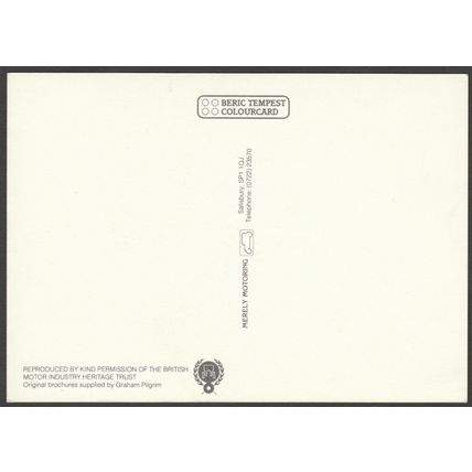The 4-Wheel Drive Land Rover - Merely Motoring Postcard