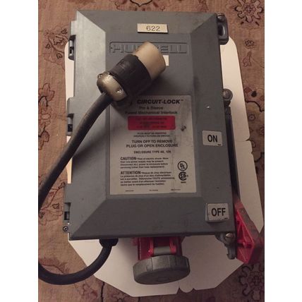 HUBBELL HBL430MIF7W,PLUG, CIRCUIT LOCK PIN & SLEEVE FUSED INTERLOCK,Ae