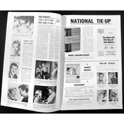 DARK AT THE TOP OF THE STAIRS 1960 Robert Preston, Dorothy McGuire CAMPAIGN BOOK