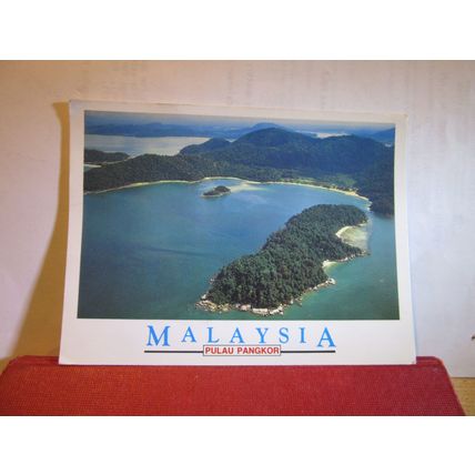 PULAU PANGKOR, MALAYSIA used postcard dated 1993=