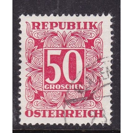 Austria 1949 Postage Due 50g Fine Used SG D1187 VGC
