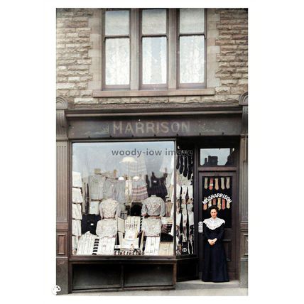 ptc4145 - Yorks. - Miss Harrison's Shop, Commercial Street, Batley - print 6x4