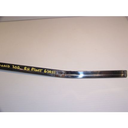 1965 DODGE MONACO 2D HT RH FRONT DOOR GLASS TRIM OEM POLARA