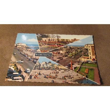 1960s Bamforth Postcard - Worthing scenes, Sussex