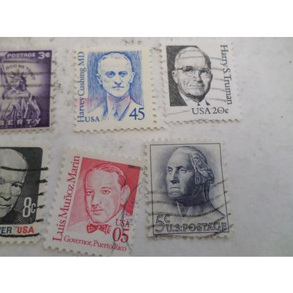 United States (USA) - stamps - a selection of 20 different stamps