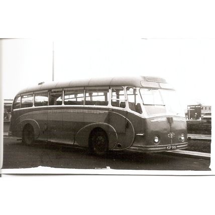 Black & White Photograph of former Black & White Motorways Ltd. - KDF 982