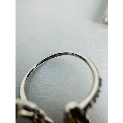 Bomb Party Sz9 BP Ring Fashion Jewelry RBP Sunset Cluster Split Rhodium P Band