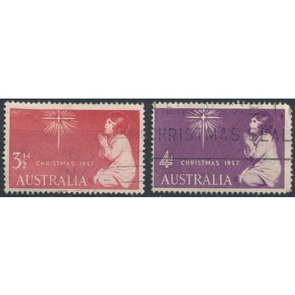 Christmas - Australia 1957 - FH - SG 298/9 (C)