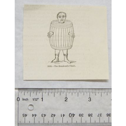 1860s engraving - The Drunkard's Cloak
