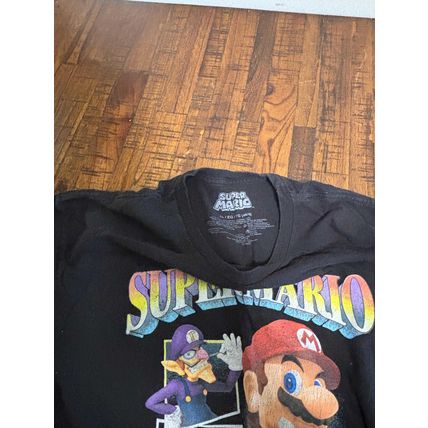 Lot of 3 Boys Men’s XL Short Sleeved Shirts SpongeBob Mario Minecraft