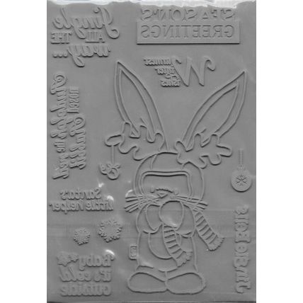 Crafter's Companion. Bebunni Rudolph Stamp Set. Stamping Cardmaking Crafts