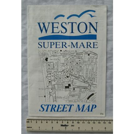 1989 Weston-super-Mare Street Map with index