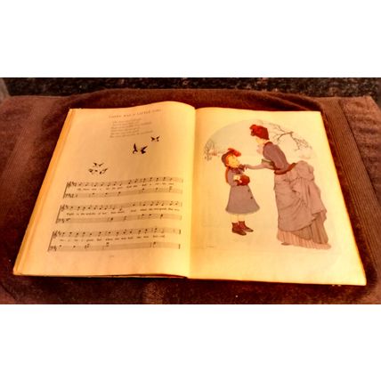 Children's Book Sing Mother Goose By Opal Wheeler First Edition 1945