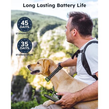 Jugbow Dog Shock Collar 2 Dogs (10-120Lbs) - 4200FT Dog Training Collar with Rem