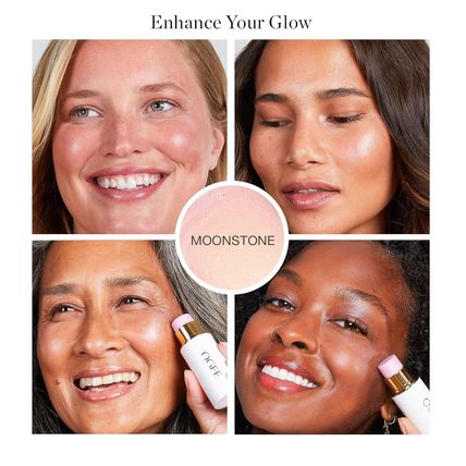 Ogee Sculpted Face Stick (MOONSTONE - ULTRAVIOLET SHEEN) Certified Organic Highl