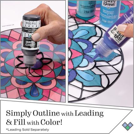Gallery Glass Window Acrylic Craft Paint Set Formulated to Be Non-Toxic, Perfect