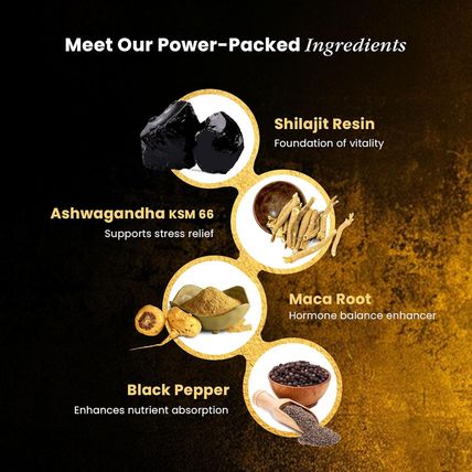 Pure Himalayan Organic Shilajit Resin Extract for Men & Women- 100% Natural Ashw