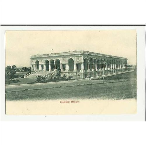 URUGUAY Hospital Italiano Postcard by Adroher