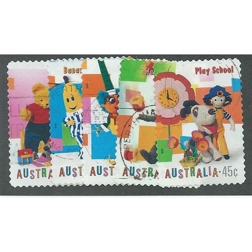 AUS 1999 SET (S/A) 'CHILDRENS TV - ' (5v) FINE USED (EBID36-765)