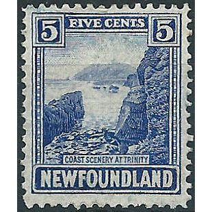 Newfoundland 1923 SG153 5c Ultramarine Mounted Mint ....