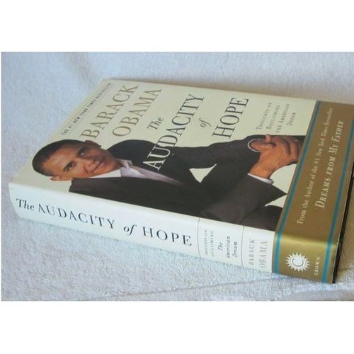 The Audacity of Hope Barack Obama 2006 Hardcover book