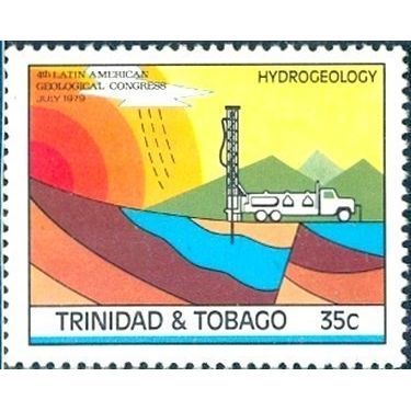 Trinidad & Tobago 1979 Latin Congress Geological 35c Mounted Mint MM SG540 stamp