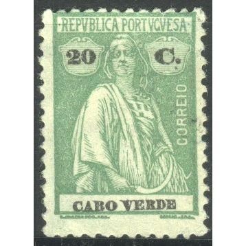 Portugal (Cape Verde) 1914 - SG237 - 20c green - Ceres - MH