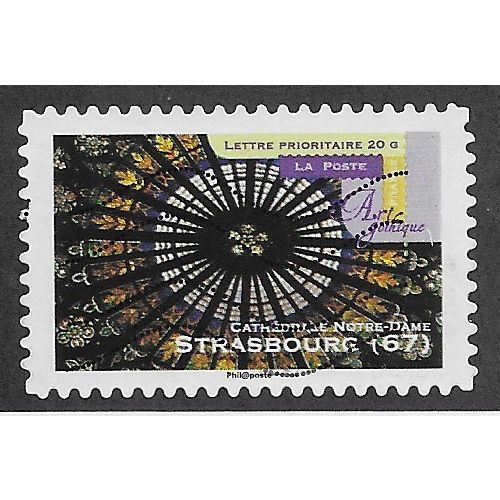 FRA 2011 (58c) 'GOTHIC ART - STRASBOURG 67' FINE USED (EBID56-563)