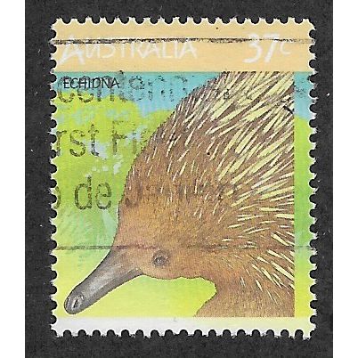 AUS 1986 37c 'AUSTRALIAN WILDLIFE -ECHIDNA' (1ST SERIES)' FINE USED (EBID60-014)