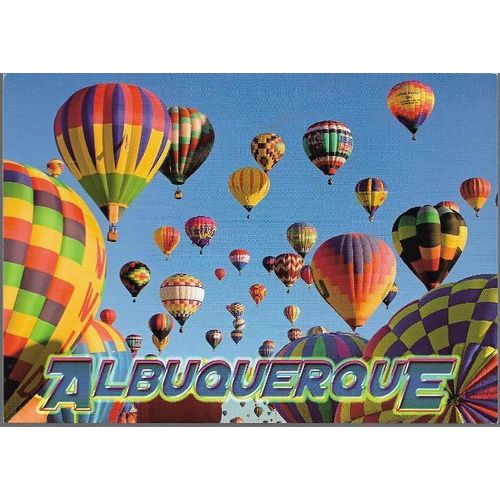 Aircraft - Albuquerque Balloon Festival, New Mexico - postcard
