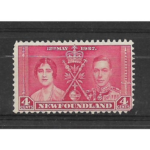 Newfoundland.SG255 4c Carmine.Mounted Mint.Sept19