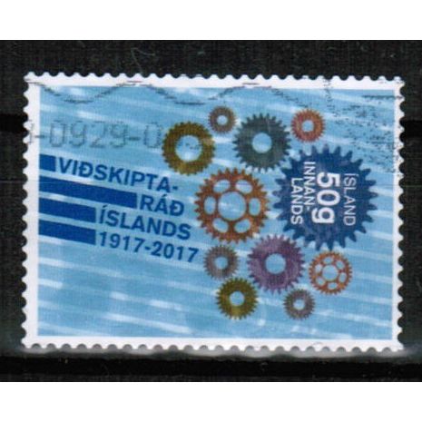 2017 Iceland Sc# 1443 - Chamber of Commerce - 50g (195kr) used