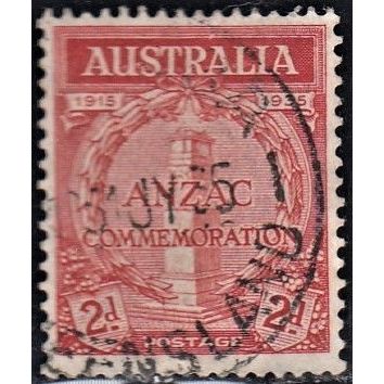 AUSTRALIA, 1935 2d Cenotaph, SG 154 (Scott #150), used