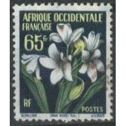 French West Africa 1958 SG 122 Used - Flora/Flowers (C-032 (5))