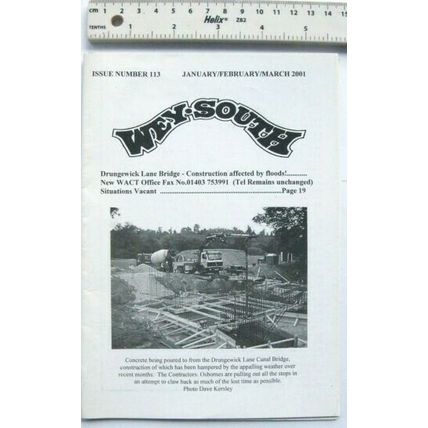2001 Wey-South, Wey & Arun Canal Trust No. 113