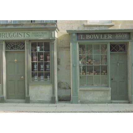 Chemists & Bakery Bakers Middlemarch BBC TV Show Stamford Lincolnshire Postcard