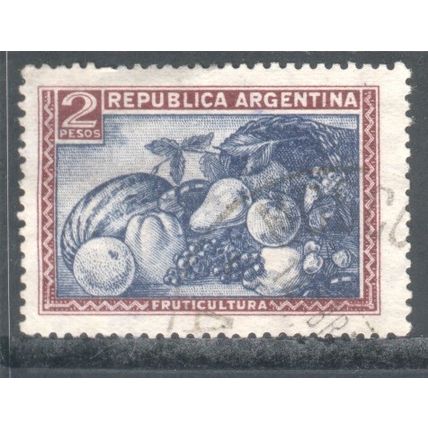 Argentina 1936 - SG661 - 2p blue and purple - Fruit Products - used 4