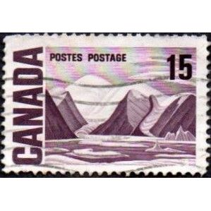 Canada 1967-73 $0-15c Value. Dull Purple. Bylot Island. Fine Used