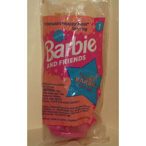 1994 McDonalds Barbie #1 Bicycling Barbie Mint in Package