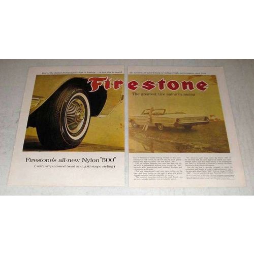 1964 Firestone Nylon 500 Tires Ad!