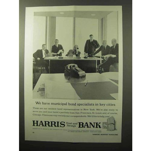1964 Harris Trust and Savings Bank Ad - Specialists