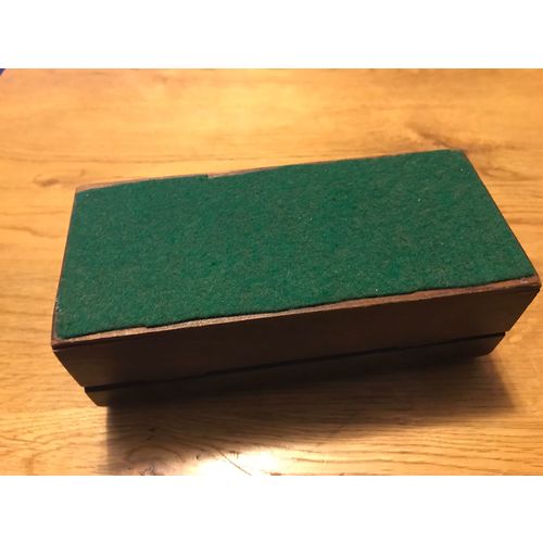 Wooden Chip Art Trinket Collectable Box with Hinged Cover