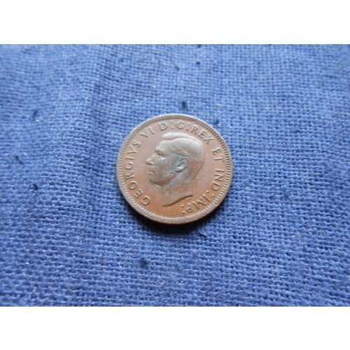 1937 CANADA ONE CENT COIN.