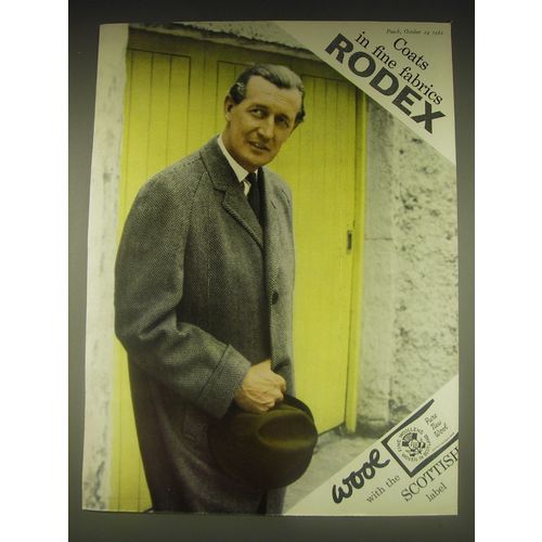 1962 Rodex Coats Ad - Coats in fine fabrics Rodex