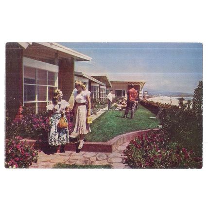 VILLA MARINA, ENSENADA, MEXICO unused vintage postcard #