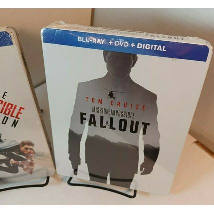 Mission Impossible 5 and 6 Steelbooks (Blu-ray+DVD+Digital) NEW - Box Shipping