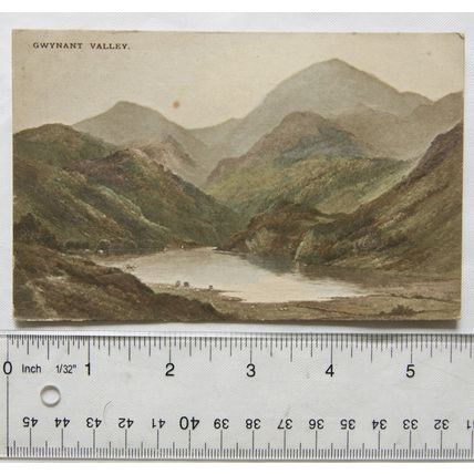 vintage postcard Gwynant Valley