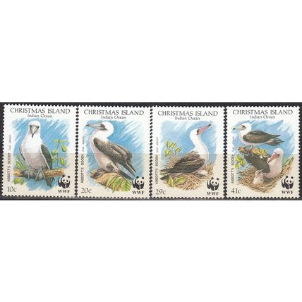 Christmas Island 1990 Michel 303 - 306 Neuf ** Cote (2005) 9.70 Euro WWF Oiseau