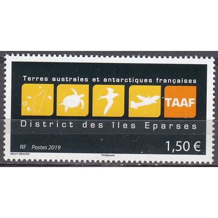 TAAF 2019 Logo des îles Eparses Neuf **